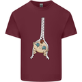 Baby Zipper New Baby Pregnancy Pregnant Mens Cotton T-Shirt Tee Top Maroon