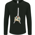 Baby Zipper New Baby Pregnancy Pregnant Mens Long Sleeve T-Shirt Black