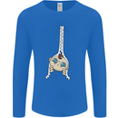 Baby Zipper New Baby Pregnancy Pregnant Mens Long Sleeve T-Shirt Royal Blue