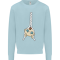 Baby Zipper New Baby Pregnancy Pregnant Mens Sweatshirt Jumper Light Blue