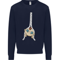 Baby Zipper New Baby Pregnancy Pregnant Mens Sweatshirt Jumper Navy Blue