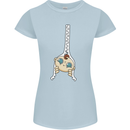 Baby Zipper New Baby Pregnancy Pregnant Womens Petite Cut T-Shirt Light Blue