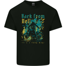 Back From Hell Biker Motorcycle Motorbike Kids T-Shirt Childrens Black