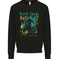 Back From Hell Biker Motorcycle Motorbike Mens Sweatshirt Jumper Black