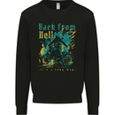 Back From Hell Biker Motorcycle Motorbike Mens Sweatshirt Jumper Black