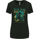 Back From Hell Biker Motorcycle Motorbike Womens Wider Cut T-Shirt Black