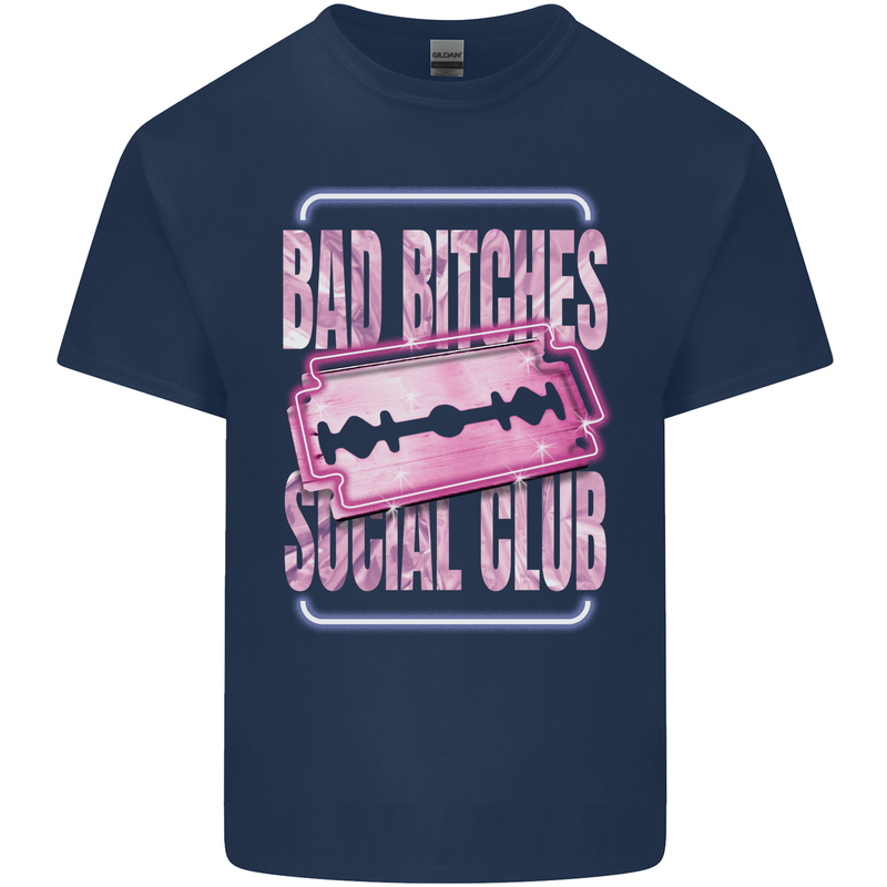 Bad Bitches Social Club Hen Doo Kids T-Shirt Childrens Navy Blue