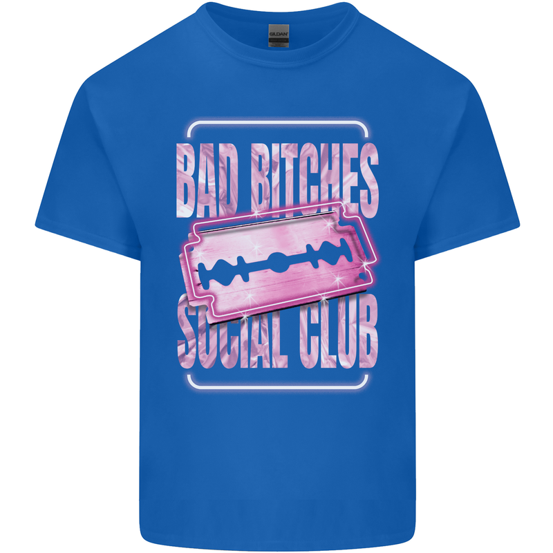Bad Bitches Social Club Hen Doo Kids T-Shirt Childrens Royal Blue