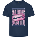 Bad Bitches Social Club Hen Doo Mens Cotton T-Shirt Tee Top Navy Blue