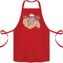 Bad Santa Christmas Tattoo Xmas Biker Gym Cotton Apron 100% Organic Red