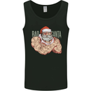 Bad Santa Christmas Tattoo Xmas Biker Gym Mens Vest Tank Top Black