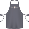 Ballerina Dancer ECG Dancing Ballet Pulse Cotton Apron 100% Organic Steel