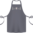 Ballerina Dancer ECG Dancing Ballet Pulse Cotton Apron 100% Organic Steel