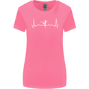Ballerina Dancer ECG Dancing Ballet Pulse Womens Wider Cut T-Shirt Azalea