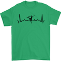 Ballet Dancer ECG Dancing Ballerina Pulse Mens T-Shirt 100% Cotton Irish Green
