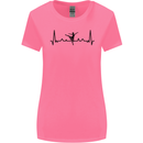 Ballet Dancer ECG Dancing Ballerina Pulse Womens Wider Cut T-Shirt Azalea