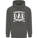 Baseball Dad Funny Fathers Day Childrens Kids Hoodie Storm Grey