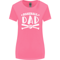 Baseball Dad Funny Fathers Day Womens Wider Cut T-Shirt Azalea