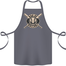 Baseball Dad of Ballers Funny Fathers Day Cotton Apron 100% Organic Steel