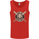 Baseball Dad of Ballers Funny Fathers Day Mens Vest Tank Top Red