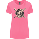 Baseball Dad of Ballers Funny Fathers Day Womens Wider Cut T-Shirt Azalea