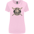 Baseball Dad of Ballers Funny Fathers Day Womens Wider Cut T-Shirt Light Pink