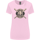 Baseball Dad of Ballers Funny Fathers Day Womens Wider Cut T-Shirt Light Pink