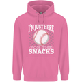 Baseball Im Just Here for the Snacks Childrens Kids Hoodie Azalea