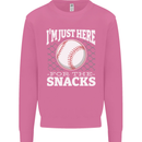 Baseball Im Just Here for the Snacks Mens Sweatshirt Jumper Azalea