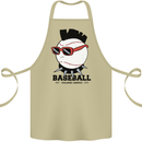 Baseball Punk Rocker Cotton Apron 100% Organic Khaki
