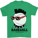 Baseball Punk Rocker Mens T-Shirt 100% Cotton Irish Green