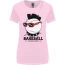 Baseball Punk Rocker Womens Wider Cut T-Shirt Light Pink