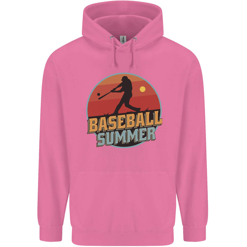 Baseball Summer Childrens Kids Hoodie Azalea