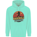 Baseball Summer Childrens Kids Hoodie Peppermint