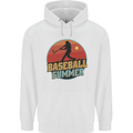 Baseball Summer Childrens Kids Hoodie White