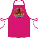 Baseball Summer Cotton Apron 100% Organic Pink