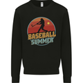 Baseball Summer Kids Sweatshirt Jumper Black