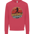 Baseball Summer Kids Sweatshirt Jumper Heliconia