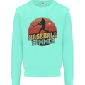 Baseball Summer Kids Sweatshirt Jumper Peppermint