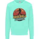 Baseball Summer Kids Sweatshirt Jumper Peppermint