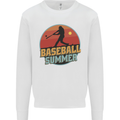 Baseball Summer Kids Sweatshirt Jumper White