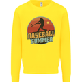 Baseball Summer Kids Sweatshirt Jumper Yellow