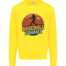 Baseball Summer Kids Sweatshirt Jumper Yellow