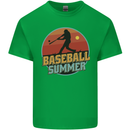 Baseball Summer Kids T-Shirt Childrens Irish Green