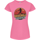 Baseball Summer Womens Petite Cut T-Shirt Azalea