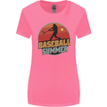 Baseball Summer Womens Wider Cut T-Shirt Azalea