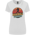 Baseball Summer Womens Wider Cut T-Shirt White