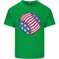 Baseball USA Stars and Stripes American Flag Kids T-Shirt Childrens Irish Green