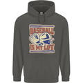 Baseball is My Life Childrens Kids Hoodie Storm Grey