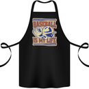 Baseball is My Life Cotton Apron 100% Organic Black